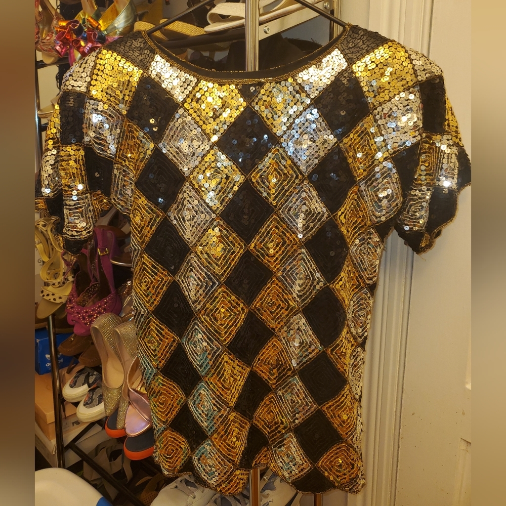 Sequin top